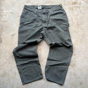 Women’s Carhartt green carpenter pants